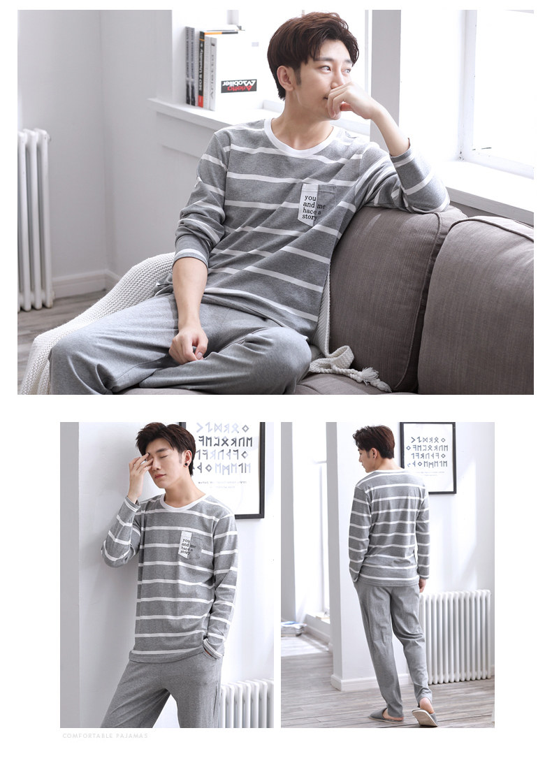 Pyjama mixte en Coton à manches longues - Ref 3006112 Image 10