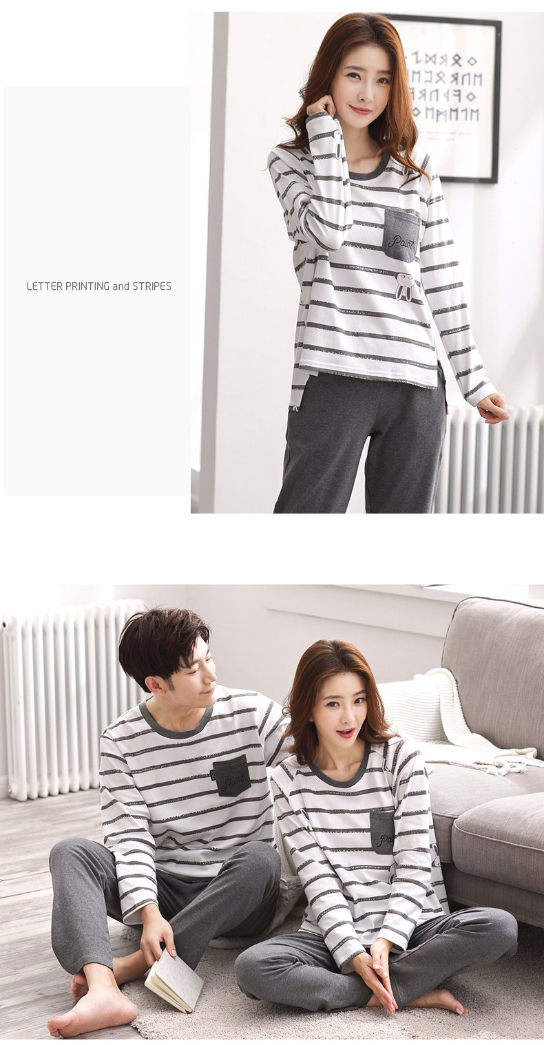 Pyjama mixte en Coton à manches longues - Ref 3006112 Image 22