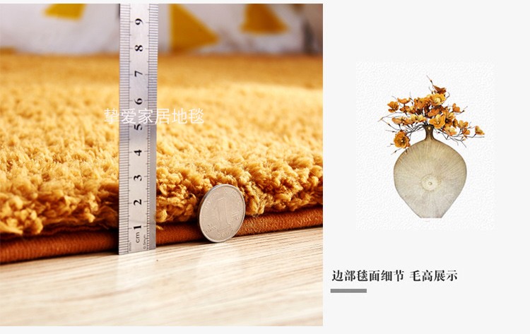 thảm phòng ngủ giường phòng lát che phủ bằng thịt cừu ròng nhỏ màu đỏ nhồi nhà một vùng rộng lớn bò thảm sàn mat - Thảm sàn thảm ghép xốp