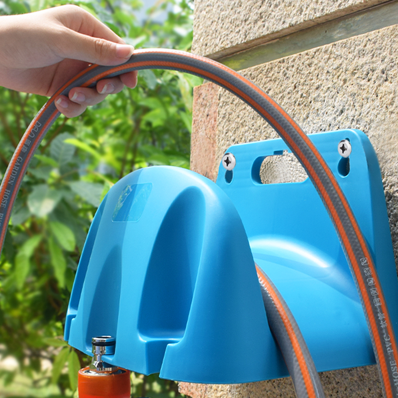 Car wash water pipe containing shelf wall hanging rack watering hose sub-coil machine hanging wall-type winding pipe sheller-pipe god-Taobao