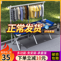 Stall rack over the shelf at night market mobile stall stall with folding stall table to push the artifact