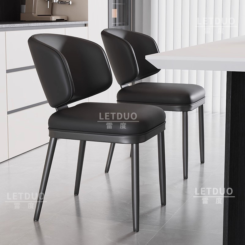 Обеденный стул бытовой легкий роскошный стул для обеденного стола высокого класса, итальянский минималистичный стул со спинкой, ресторанный стул, островной стул для стола, Фошань, провинция Гуандун