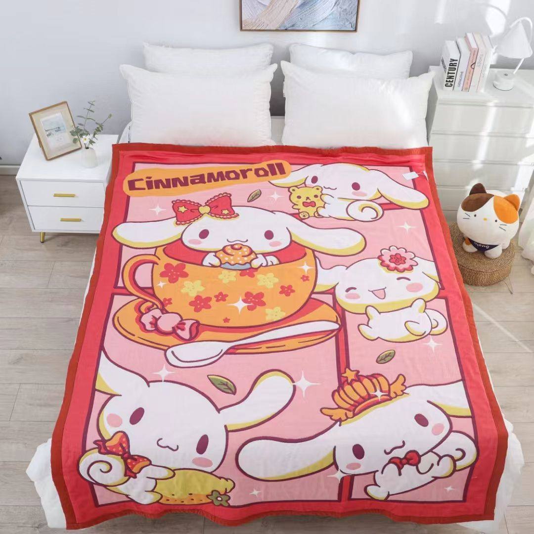 kitty cat jade Gui dog full cotton ten-layer thickened gauze bread quilts by the four seasons available children covered by the cover-Taobao