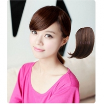 Fake film female oblique bangs temperament invisible head curtain fake bangs simulation hair matte silk can be divided into Liu Hai film