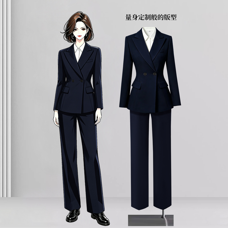 Women's Suit Set for Spring and Autumn 2026, New Style, High-End, Professional Interview Attire, Elegant Workwear, Suit Jacket Women's Suit Set for Spring and Autumn 2026, New Style, High-End, Professional Interview Attire, Elegant Workwear, Suit Jacket
