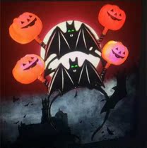 Bar amusement park Hall glowing horn hair hoop decorative headdress 2021 bat pumpkin skull children funny