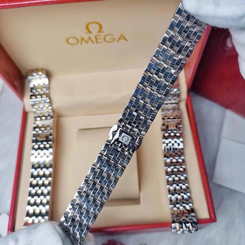 Suitable for Omega De Ville Watch Strap Steel Band Original Omega De Ville 424 Watch Bracelet Accessories Men 20mm Women 16mm
