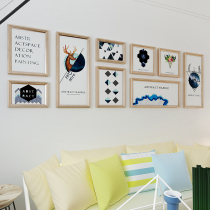 Nordic Wind Living Room Decoration Painting Sofa Background Wall Face Bedroom Hanging Painting American Wall Painting Modern Minima Wall Mural Painting