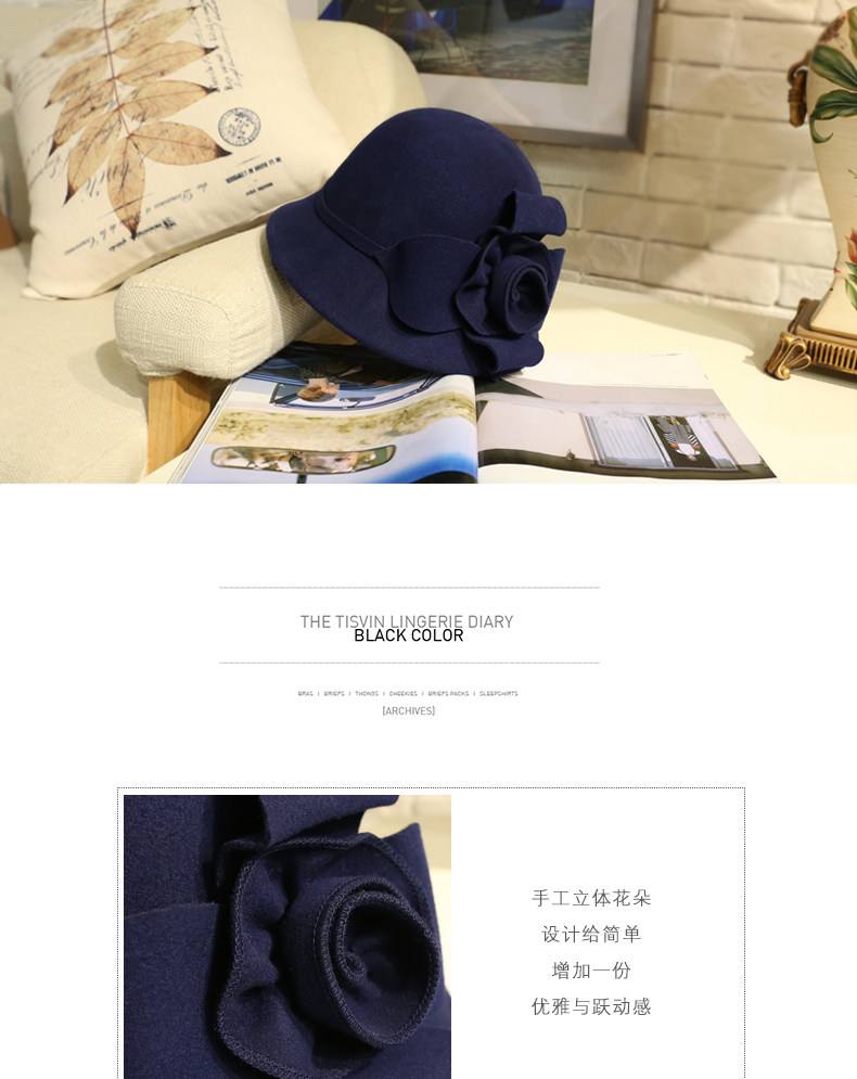 Chapeau pour femme en Poilue - Ref 3233533 Image 10