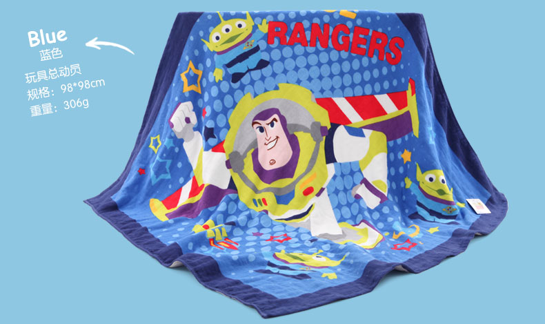 Disney bông gạc khăn tắm trẻ em khăn tắm bé nữ trưởng thành mềm hoạt hình dễ thương thấm - Khăn tắm / áo choàng tắm khăn aden sợi tre