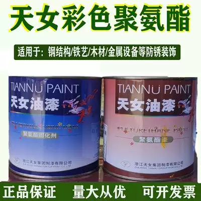tian nv color polyurethane metallic she bei qi anti-corrosion rust color steel wa qi two-component 1 2kg