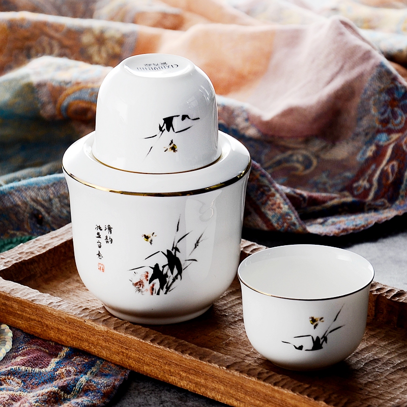 Wine temperature hot hip household tangshan ceramic Wine suits for Chinese hot warm Wine pot liquor Wine and yellow Wine
