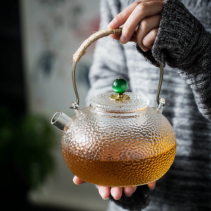 Glass kettle boil tea filter teapot high temperature pot kung fu tea set electric hammer girder TaoLu