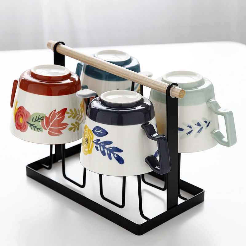 Northern wind cup creative move trend ceramic cups of coffee mugs and lovely home getting a cup of milk breakfast