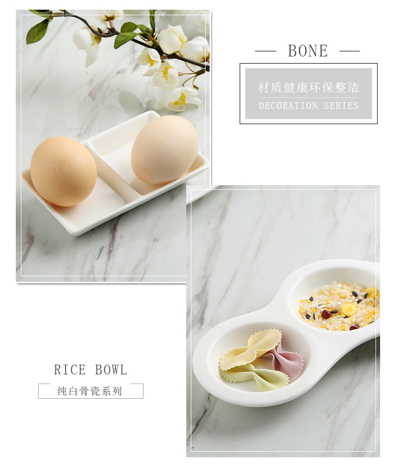 Pure white ceramic little snack dishes sauce dish of ipads porcelain dish of sauce dish chafing dish material disc ceramic dish to eat dish