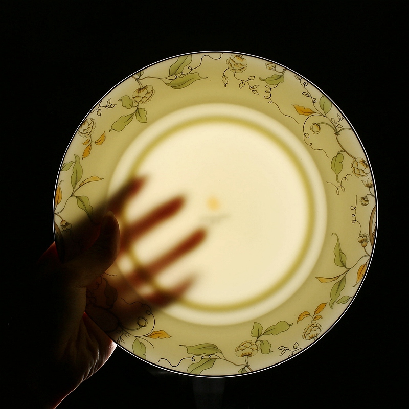 Ipads porcelain plate flat ceramic plate disc plate beefsteak disc cake dish plate tableware