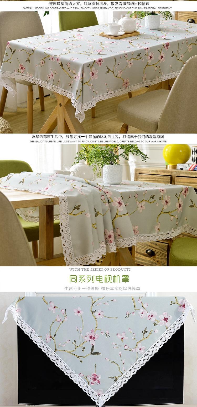 Ins lưới màu đỏ vải vải bàn cà phê khăn trải bàn khăn trải bàn bằng vải lanh nhỏ tươi khăn trải bàn không thấm nước và chống thấm dầu dùng một lần khăn trải bàn ăn chống thấm