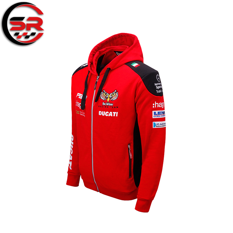 SR Racing Duckadi Owl Fleet Uniforms DUCATI Be Wiser with hat sportswear jacket M06