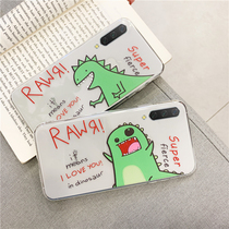 Small dinosaur millet 9pro mobile phone case millet cc9pro protective cover cc9 ultra-thin cc9e cartoon transparent millet 9 anti-drop all-inclusive 9se beauty map customized limited 5g version creative personality male