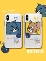 Cat and mouse Meizu 16spro mobile phone case Meizu 16s 16x cartoon transparent 16Xs protective cover couple Meizu 16th silicone 16thplus personality creativity
