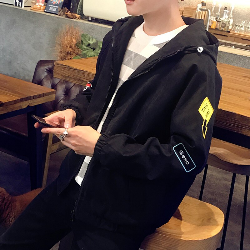 Men's Autumn and Winter Coat Thickened Jacket Solid Color Baseball Suit Trend Slim Fit Winter Casual Sports Jacket Jacket