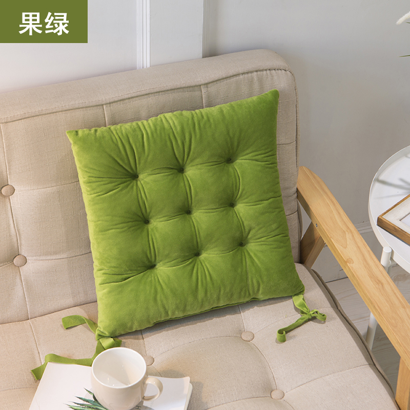 Bốn mùa thoải mái siêu mềm pha lê nhung đệm ghế văn phòng sang trọng đệm nệm sofa đệm học sinh đệm bộ đệm ghế gỗ