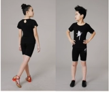 Детские летние черные штаны, шорты, леггинсы, в обтяжку