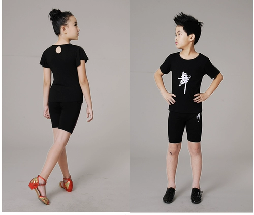 Детские летние черные штаны, шорты, леггинсы, в обтяжку