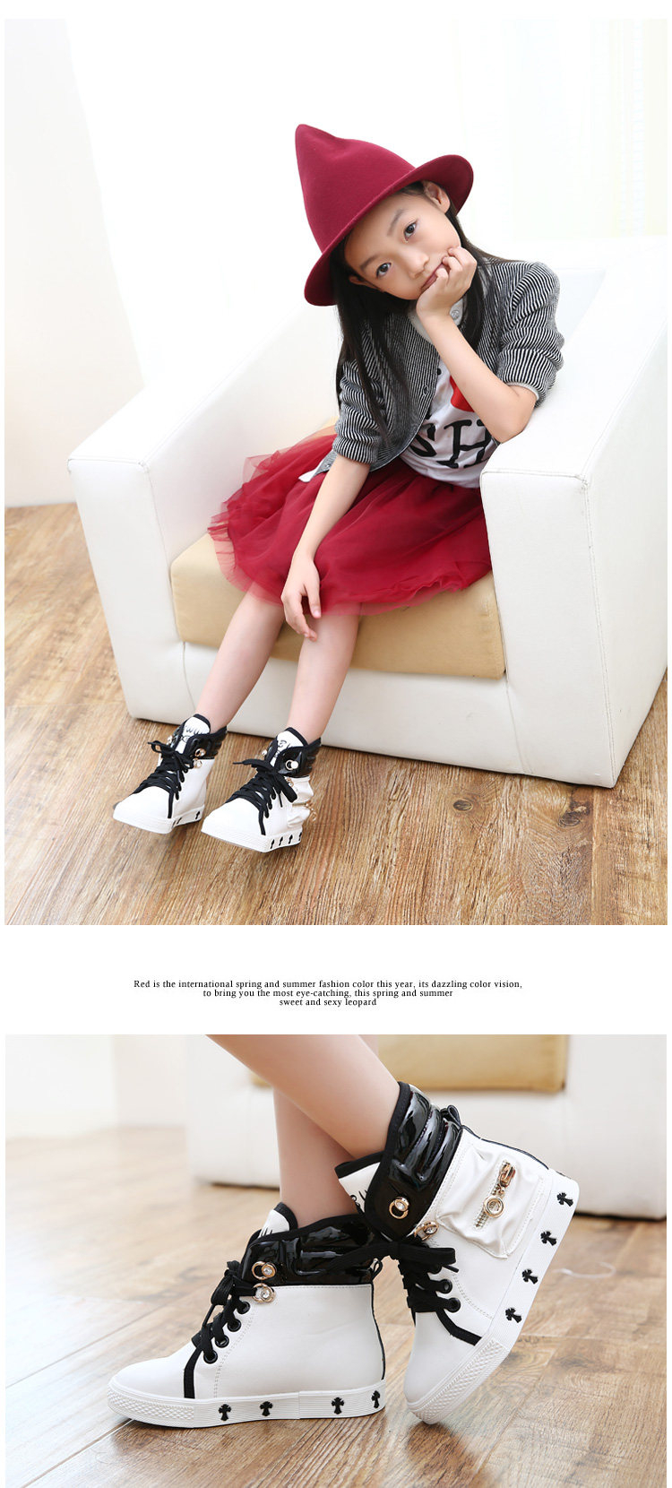 Chaussures enfants pour printemps - semelle caoutchouc - Ref 1038960 Image 10