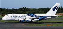 Pre-spec Aviation AV4139 Malaysia Airlines A380 9M-MNE 1:400 alloy