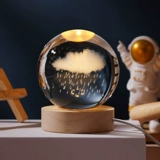 Хрустальные мячи для ночной лампы на рабочем столе украшения