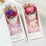 Гвоздика розовая букет новогодние подарки Лучший друг день рождения подарки на день святого Валентина для девочек ручной работы ручной работы