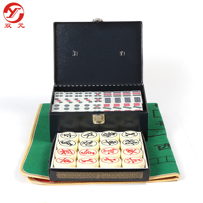 Double Meta Mahjong Card Home Hand Rubbing Home Mahjong CUHK Number Portable Mahjong Suit Melamine Mahjong