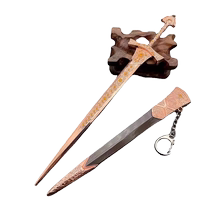 Elden 22CM Homeless Knight Michaela Kalia Knight Kings Army Sword Magic Ring Weapon Model Ornament
