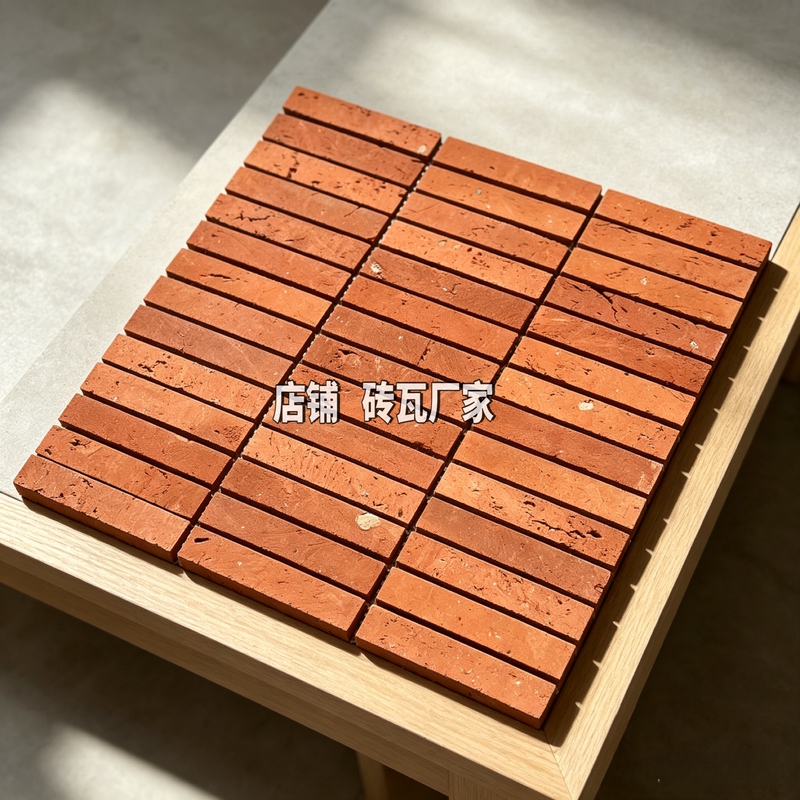 Ancient-Style Red Wall Bricks, Red Brick Slices, Antique-Style Bricks, Internet-Famous Red Brick Texture, Mosaic Small Red Brick Strips, Wall Tiles Ancient-Style Red Wall Bricks, Red Brick Slices, Antique-Style Bricks, Internet-Famous Red Brick Texture, Mosaic Small Red Brick Strips, Wall Tiles