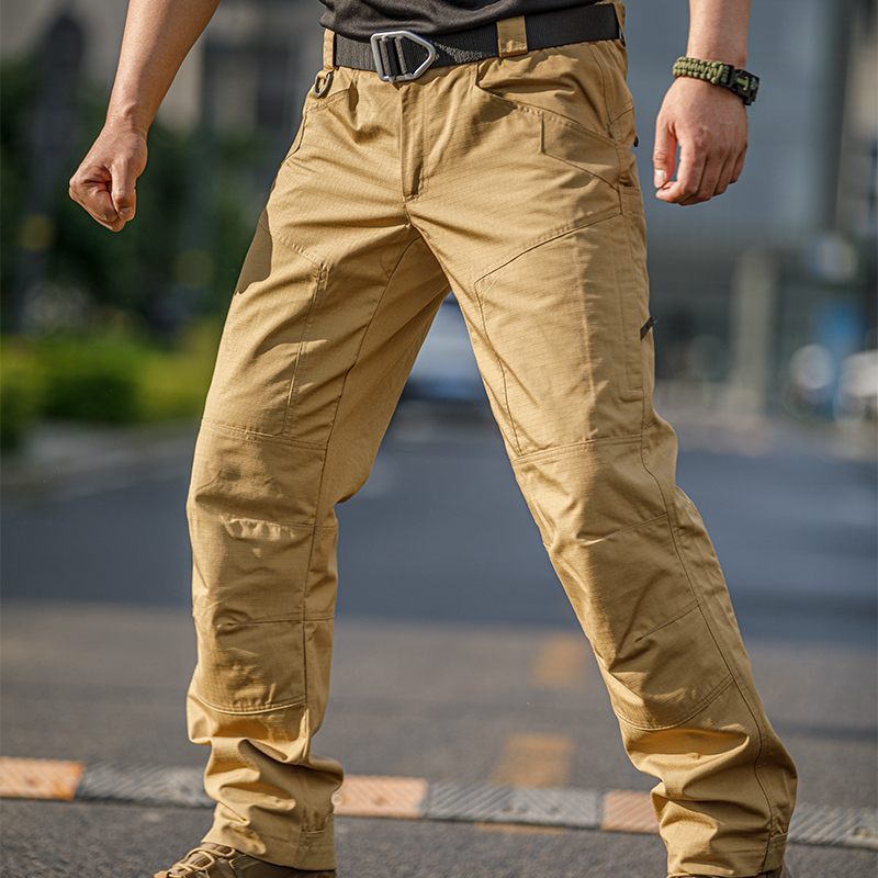 Intolerant P40 Tactical Pants High Street Male Tide Pants High Elasticity Outdoor American Anti-Tear Design Sensation pants-Taobao
