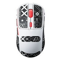 Абрикосовый красный молодежный издание 2,4G+Wired DPI 26000 Скорость возврата 1000 Гц+черная анти-скользящая палка