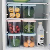 Refrigerator storage box fresh storage box drawer type egg box food freezer box kitchen storage fresh vegetable storage box