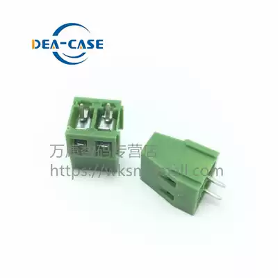 SCREW TYPE PCB TERMINAL BLOCK KF128-2P KF128-3P DG128 5 0MM SPLICABLE GREEN TERMINAL