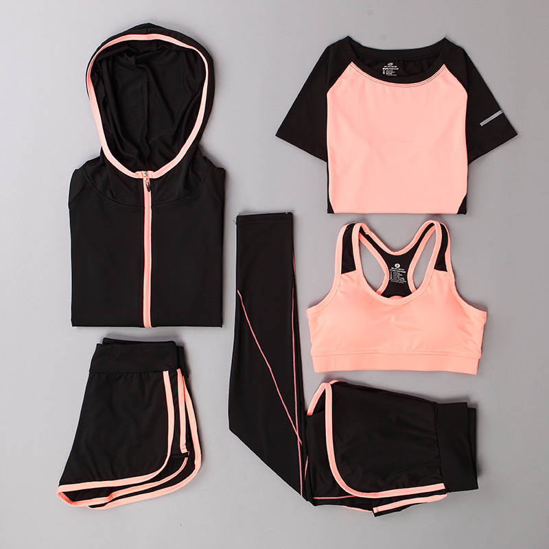 Autumn internet celebrity popular yoga clothes sports suit women's speed dry clothes gym yoga morning running clothes temperament fashion