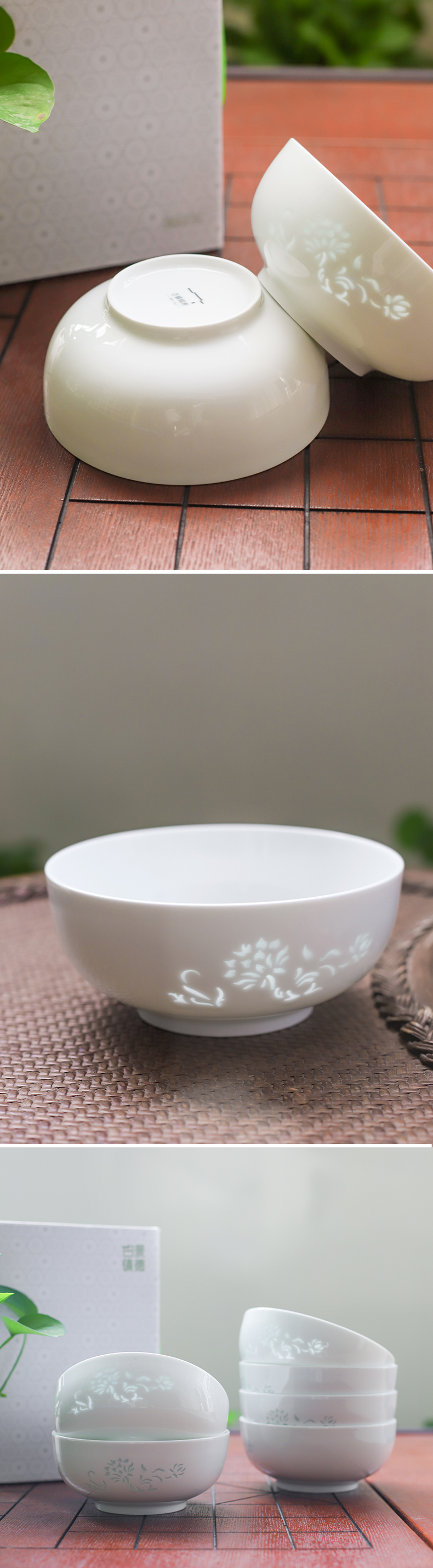 Korean small and pure and fresh cut ceramic bowl with rainbow such use creative rainbow such as bowl of noodles bowl mix rainbow such to use a single suit