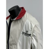 Ретро спортивная куртка подходит для мужчин и женщин для отдыха, бейсбольная форма, в американском стиле, свободный крой