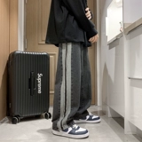 Джинсы, штаны, европейский стиль, оверсайз, свободный крой