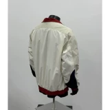 Ретро спортивная куртка подходит для мужчин и женщин для отдыха, бейсбольная форма, в американском стиле, свободный крой