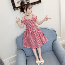 Girls dress Xiao Fairy Han Edition Roosevelt Sleeveless Princess Hanging Summer Long Dress Dress