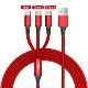 Три в один 1,2 метра [тип-C+Type-C+Android] красный