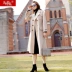 2019 phụ nữ mới ga châu Âu Hàng châu Âu thủy triều mùa thu len hai mặt không áo khoác cashmere - Trung bình và dài Coat