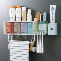 Toothbrush Shelving Cups CUPS SUIT TOOTHBRUSH HOLDER FREE OF PUNCH HOME SUIT TOOTHBRUSH CUP SQUEEZE TOOTHPASTE THEORIZER WASH TERRACE