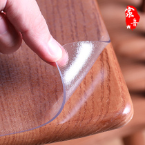 PVC padded table mat soft glass tablecloth waterproof and oil-proof disposable tablecloth plastic tablecloth insulation coffee table mat