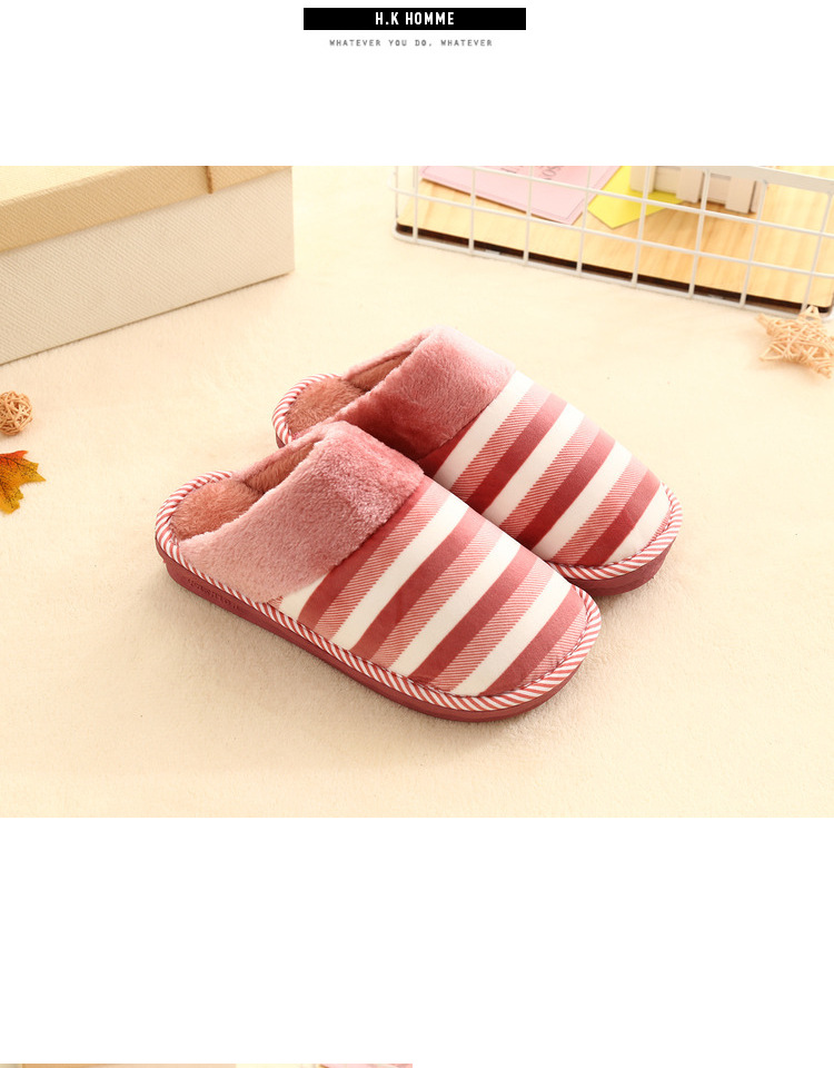 Mùa đông đôi dép bông nữ chống trượt dày đế trong nhà ấm áp nhà mùa đông giày lông dép nam dép đi trong nhà cho bé trai